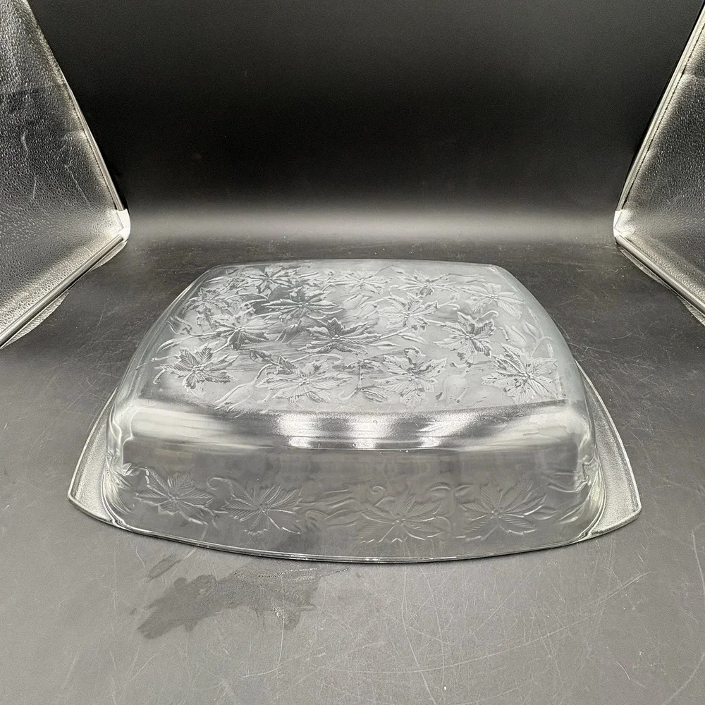 Vtg 2 Princess House Exclusive Fantasia Crystal Baking Dishes No Broiler Use